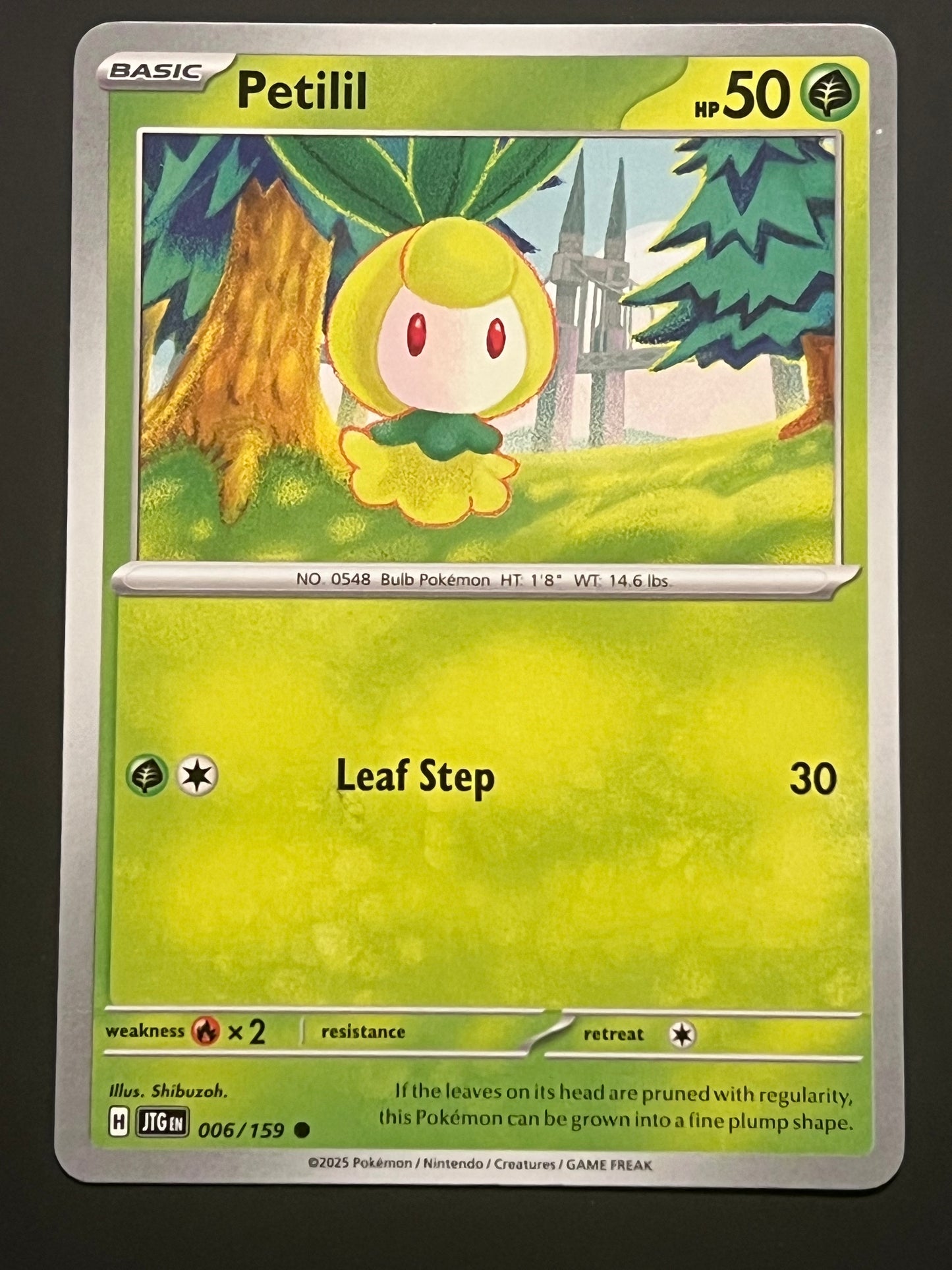 006/159 Petilil - Pokémon Journey Together Common