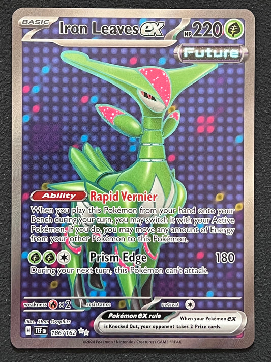 186/162 Iron Leaves Ex - Pokémon Temporal Forces Ultra Rare