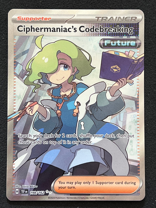 198/162 Ciphermaniac’s Codebreaking - Pokémon Temporal Forces Ultra Rare