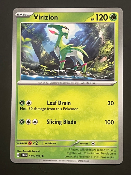 015/159 Virizion - Pokémon Journey Together Uncommon