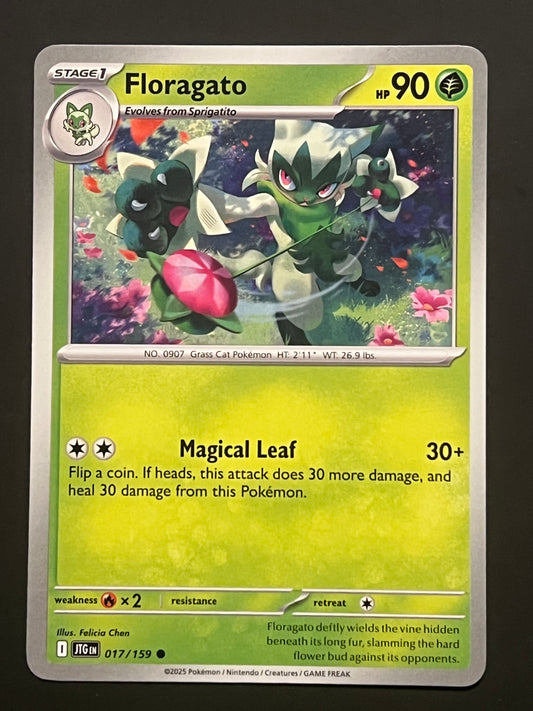 017/159 Floragato - Pokémon Journey Together Common