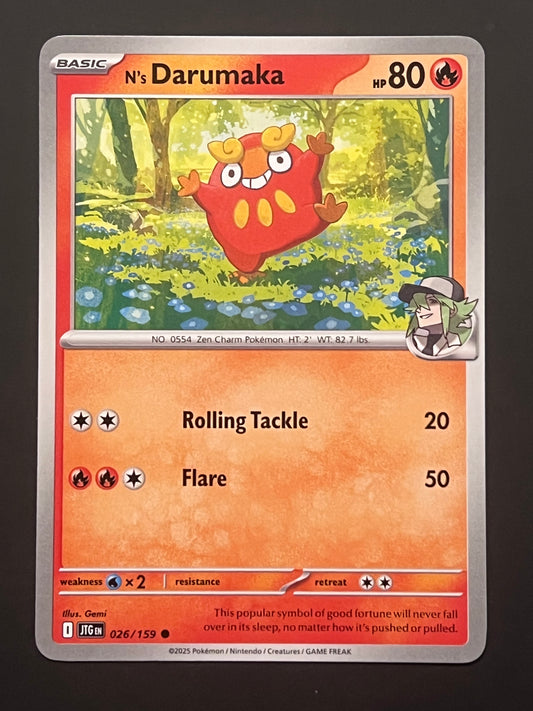 026/159 N’s Darumaka - Pokémon Journey Together Common