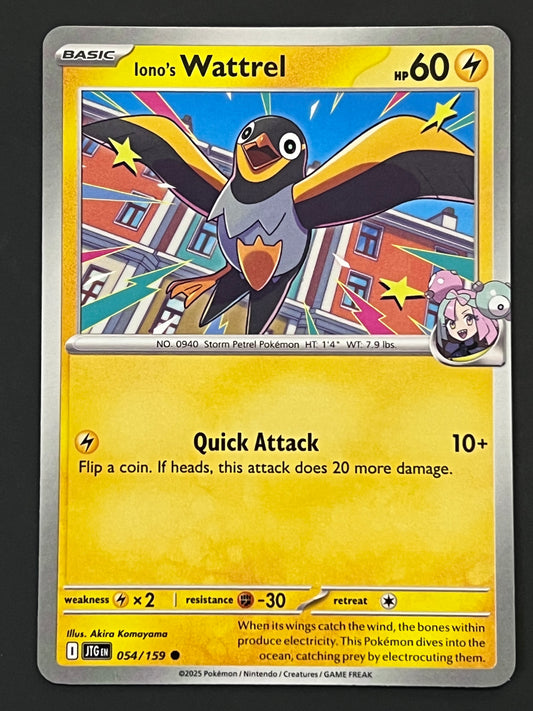 054/159 Iono’s Wattrel - Pokémon Journey Together Common
