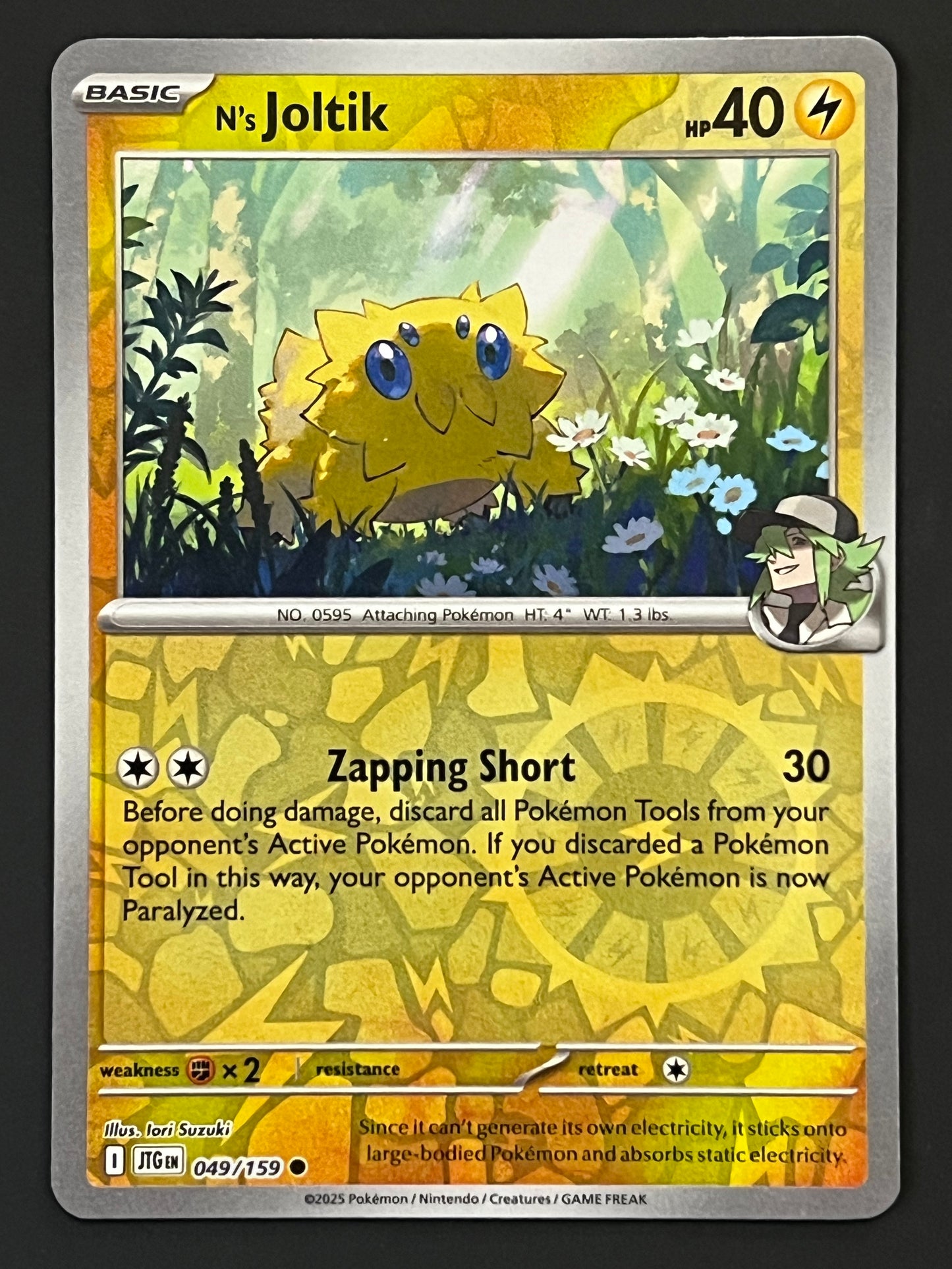 049/159 N’s Joltik - Pokémon Journey Together Common Reverse