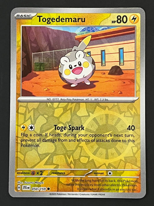 050/159 Togedemaru - Pokémon Journey Together Common Reverse