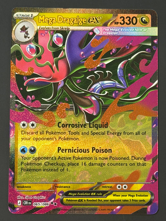 065/086 Mega Dragalge ex - Pokémon Chaos Rising Double Rare