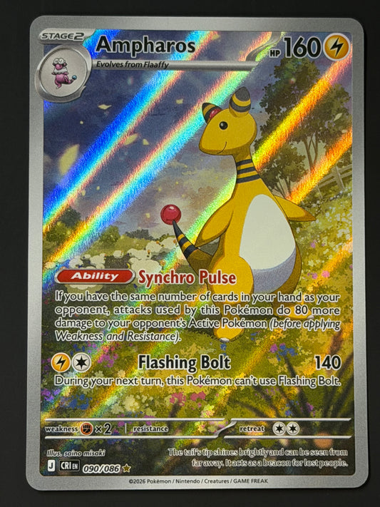 090/086 Ampharos - Pokémon Chaos Rising Illustration Rare