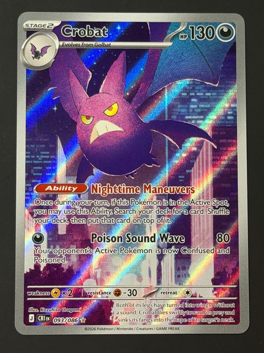 093/086 Crobat - Pokémon Chaos Rising Illustration Rare