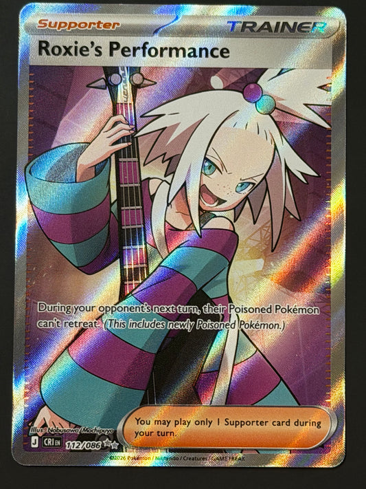 112/086 Roxie’s Performance - Pokémon Chaos Rising Ultra Rare