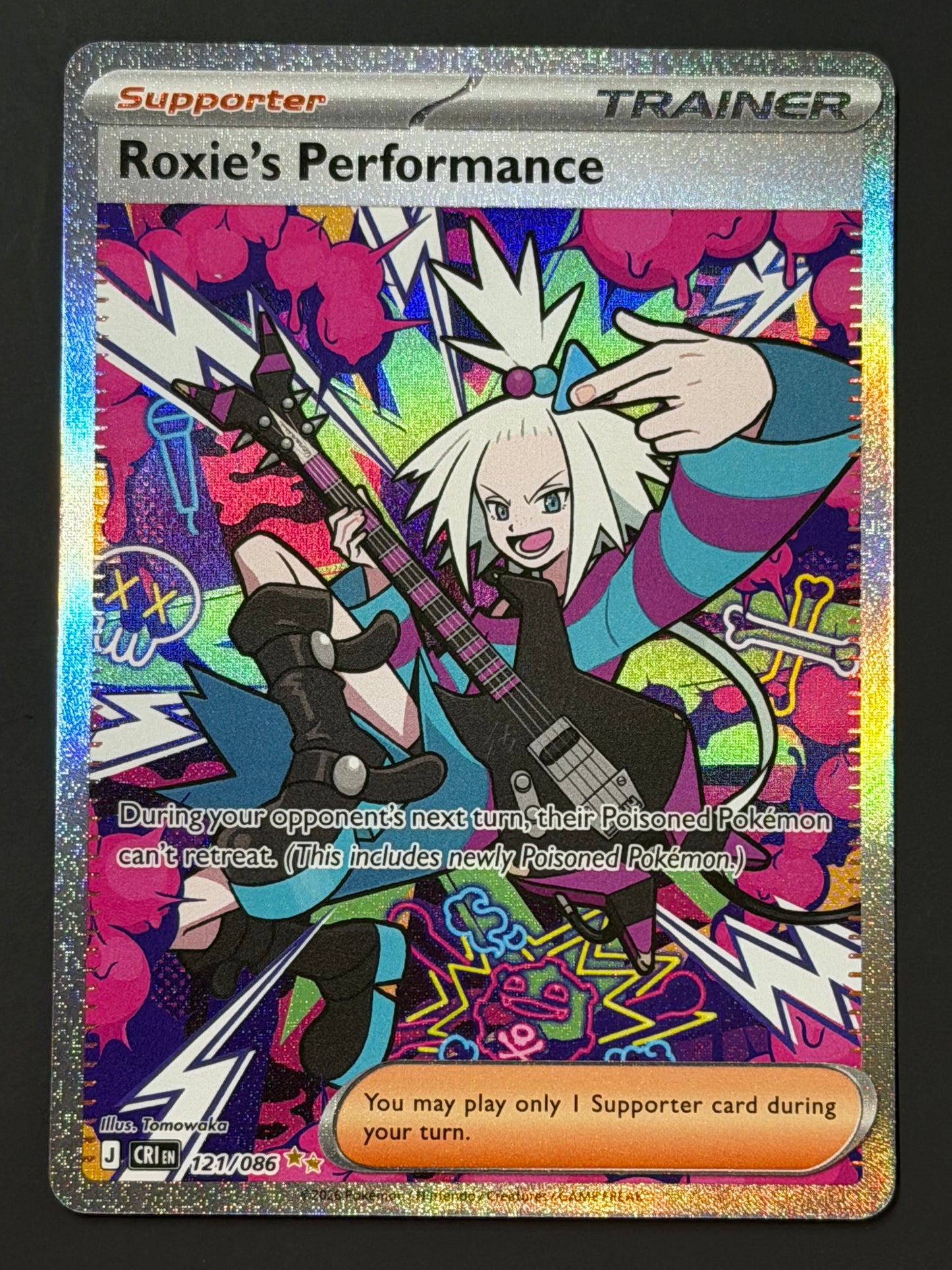 121/086 Roxie’s Performance - Pokémon Chaos Rising Special Illustration Rare