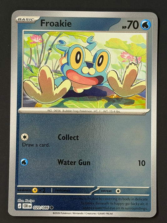 020/086 Froakie - Pokémon Chaos Rising Common Reverse