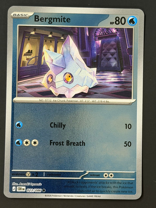 023/086 Bergmite - Pokémon Chaos Rising Common Reverse