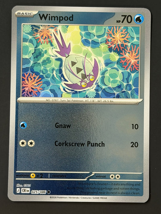 025/086 Wimpod - Pokémon Chaos Rising Common Reverse