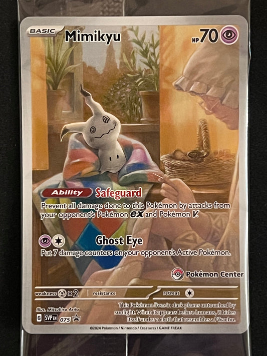 SVP075 Mimikyu (SEALED) - PC Stamped Black Star Promo