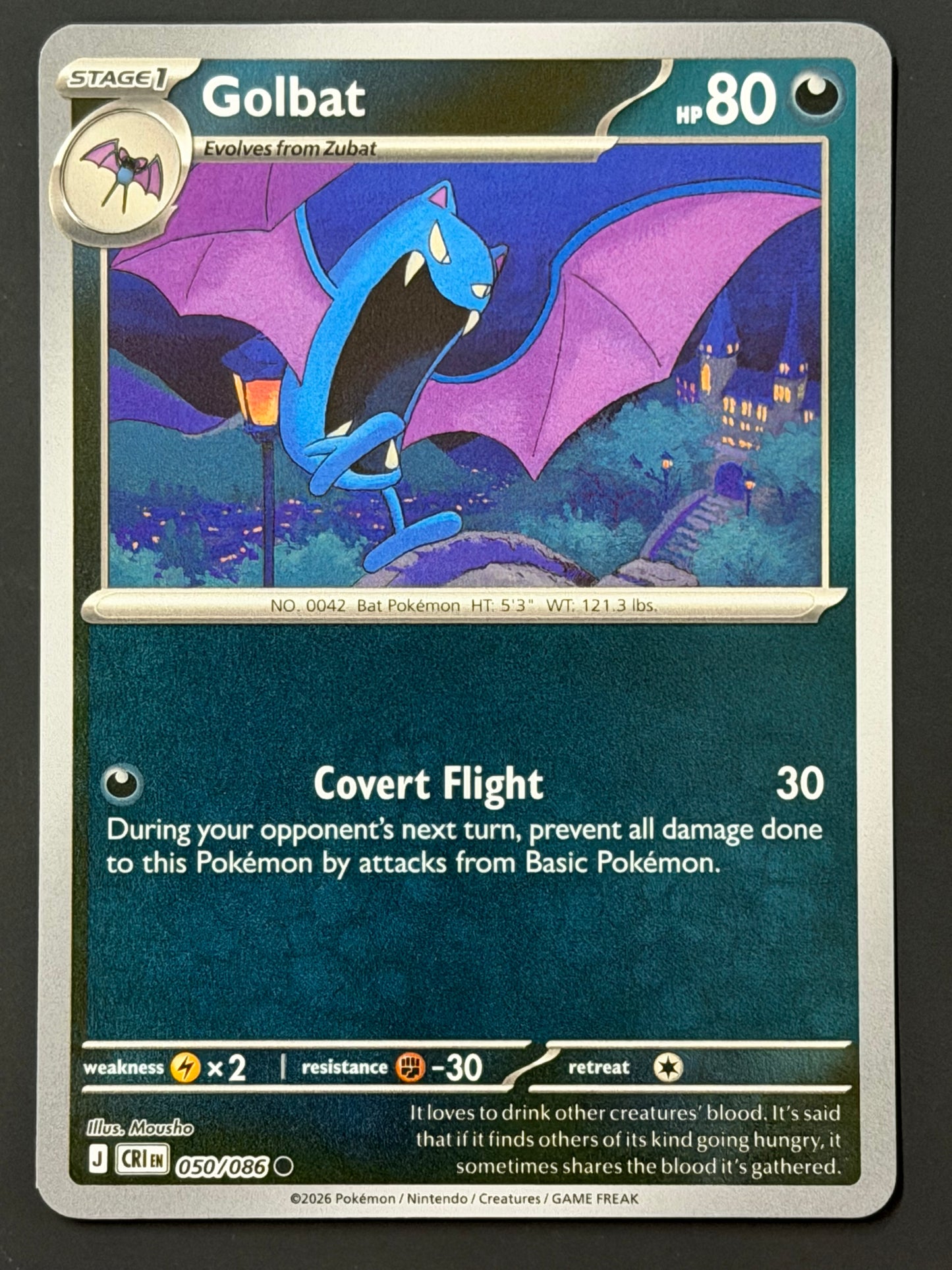 050/086 Golbat - Pokémon Chaos Rising Common Reverse