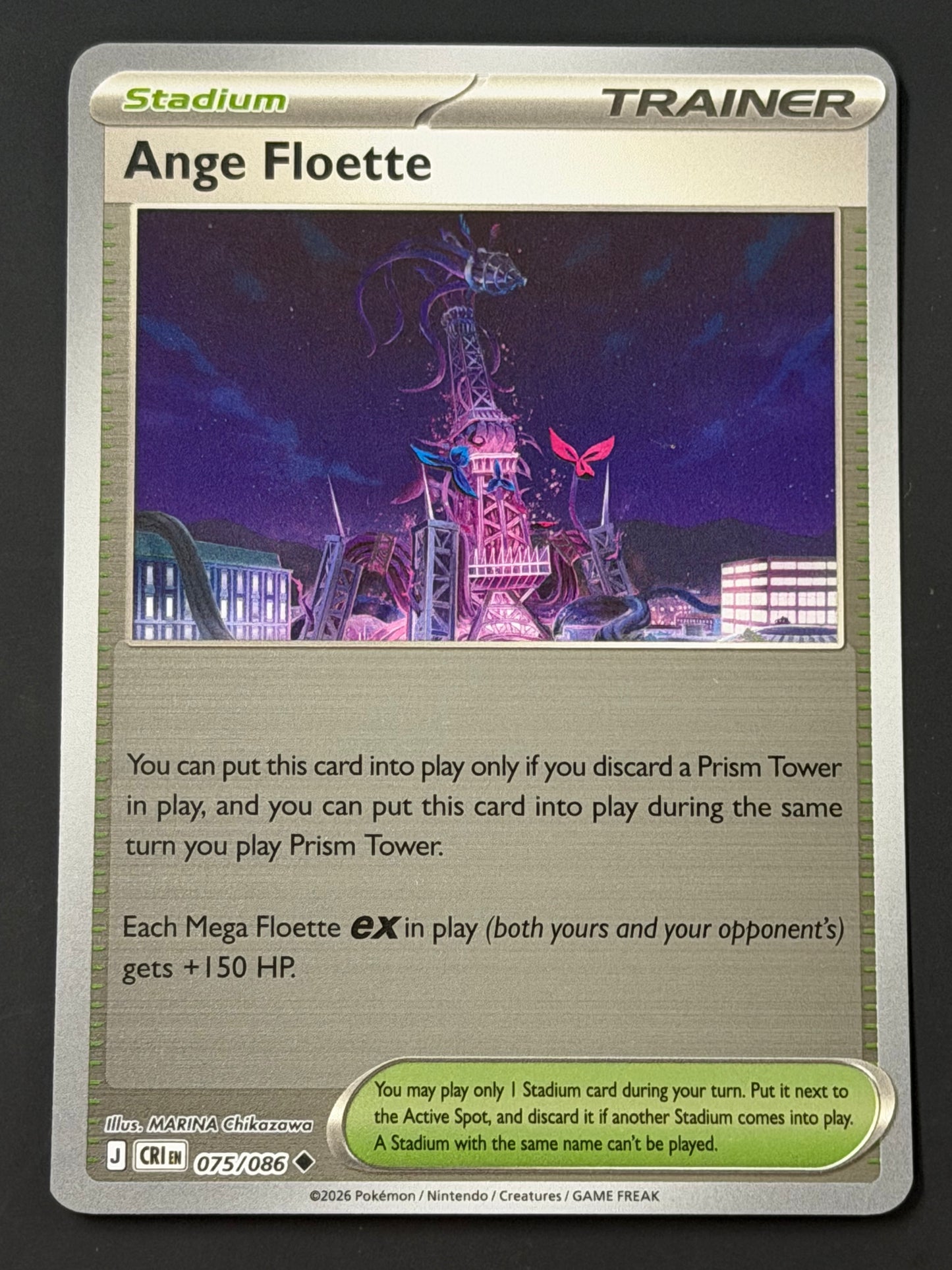 075/086 Ange Floette - Pokémon Chaos Rising Uncommon Reverse