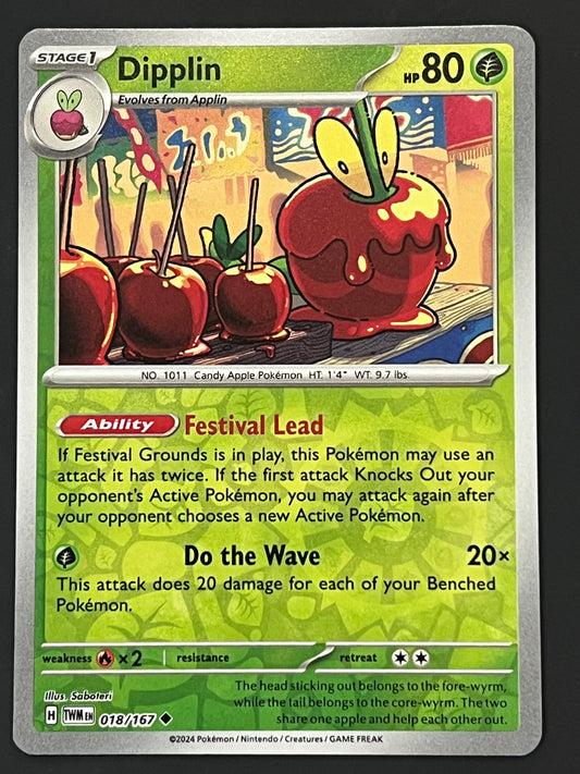 018/167 Dipplin - Pokémon Twilight Masquerade Uncommon Reverse