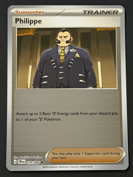 079/086 Philippe - Pokémon Chaos Rising Uncommon Reverse