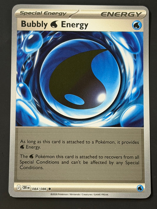 084/086 Bubbly Energy - Pokémon Chaos Rising Rare Reverse