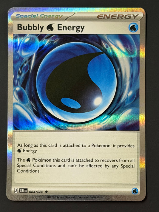 084/086 Bubbly Energy - Pokémon Chaos Rising Rare Holo