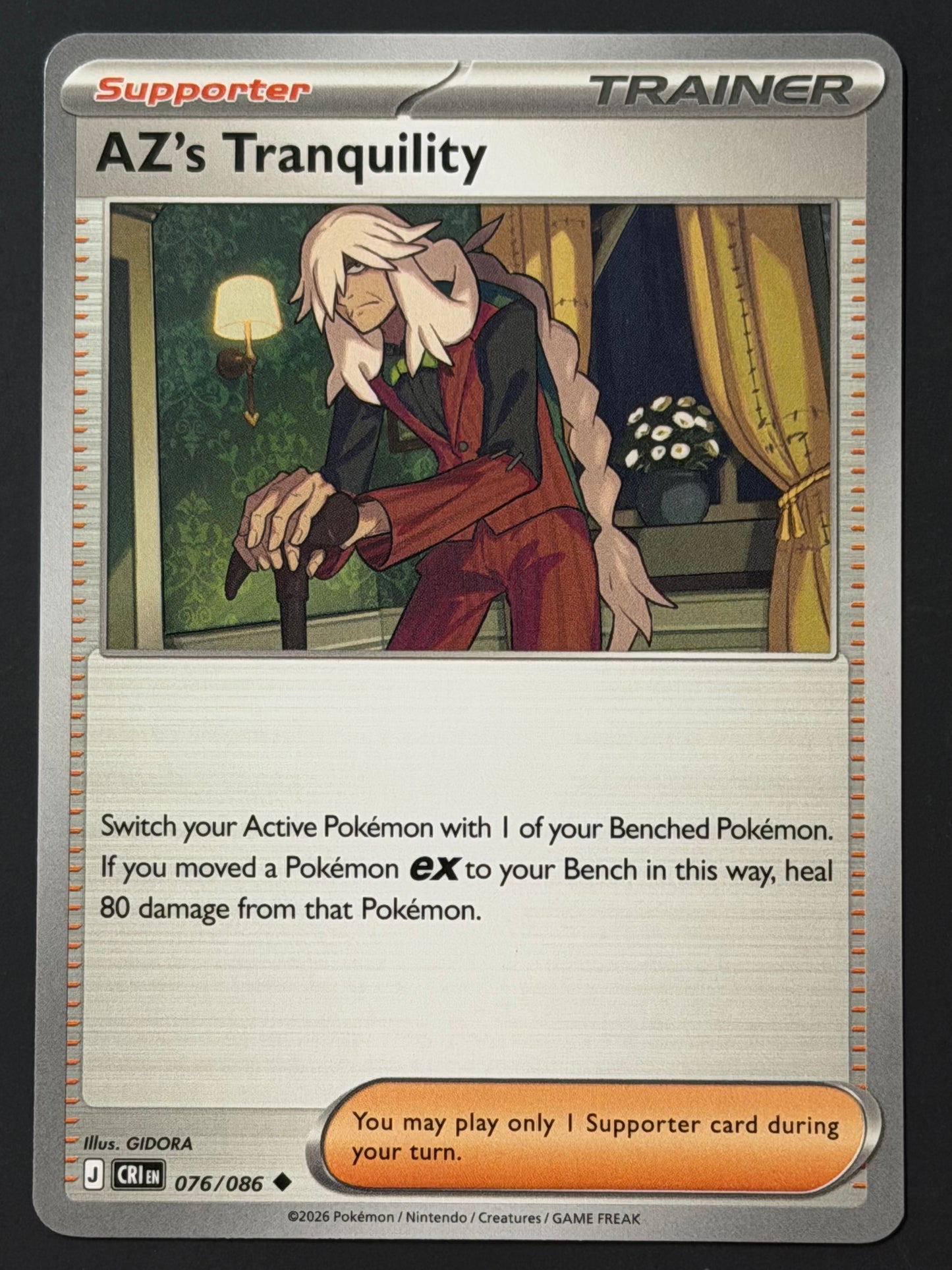 076/086 AZ’s Tranquility - Pokémon Chaos Rising Uncommon