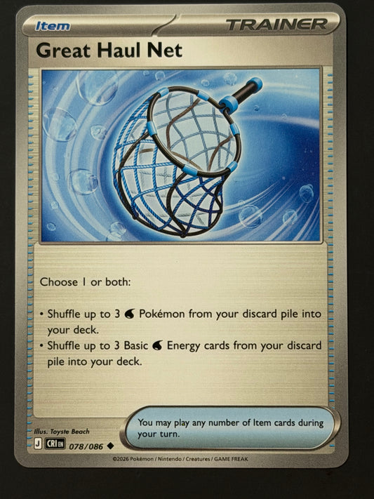 078/086 Great Haul Net - Pokémon Chaos Rising Uncommon
