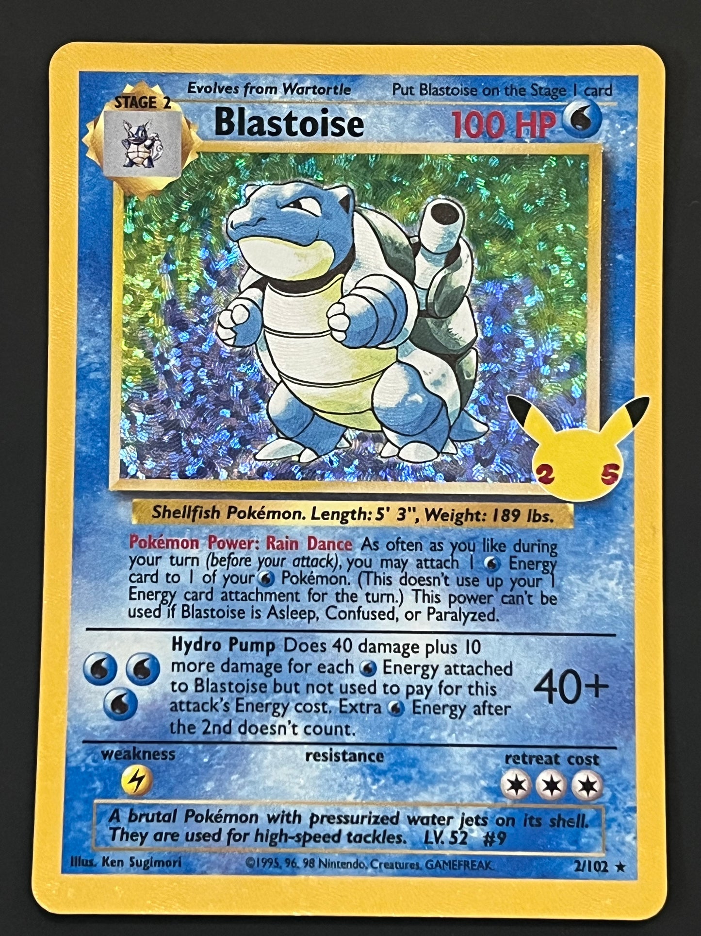2/102 Blastoise - Celebrations Classic Collection