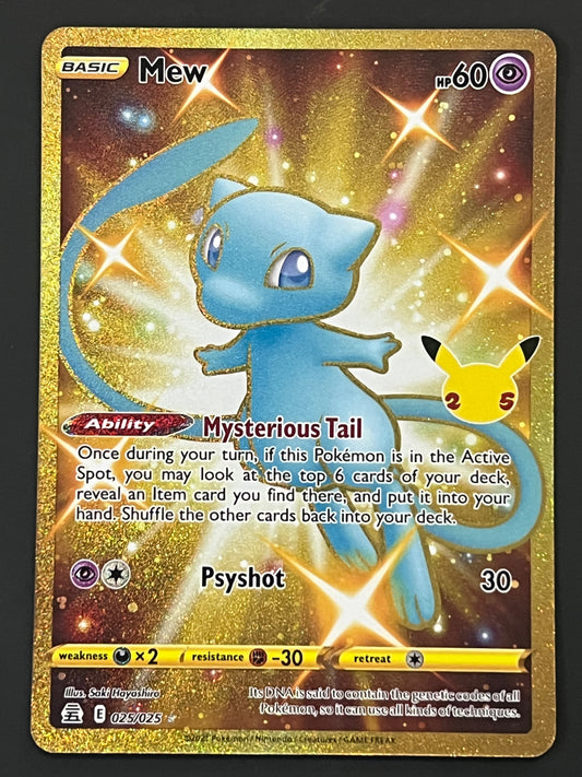 025/025 Mew - Celebrations Gold Secret Rare