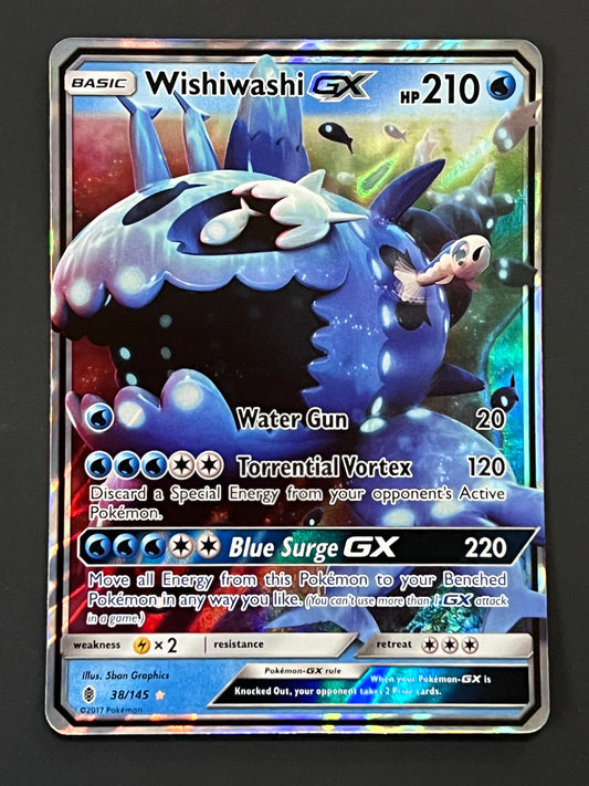 038/145 Wishiwashi Gx - Pokémon Guardians Rising Ultra Rare