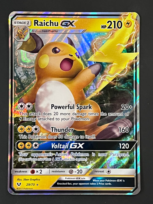 29/73 Raichu Gx - Pokémon Shining Legends Ultra Rare