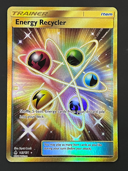 143/131 Energy Recycler - Pokémon Forbidden Light Gold Secret Rare