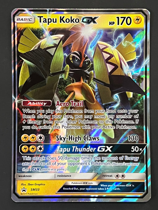 SM033 Tapu Koko Gx - Pokémon Black Star Promo
