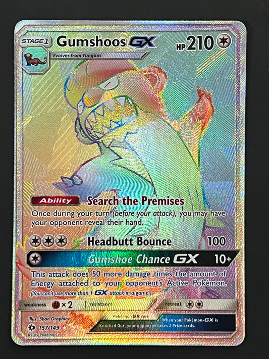 157/149 Gunshoos Gx - Pokémon Sun/Moon Base Rainbow Secret Rare