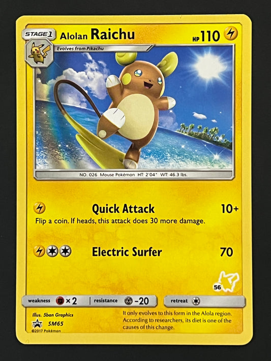 SM65 Alolan Raichu (STAMPED) - Pokémon Black Star Promo