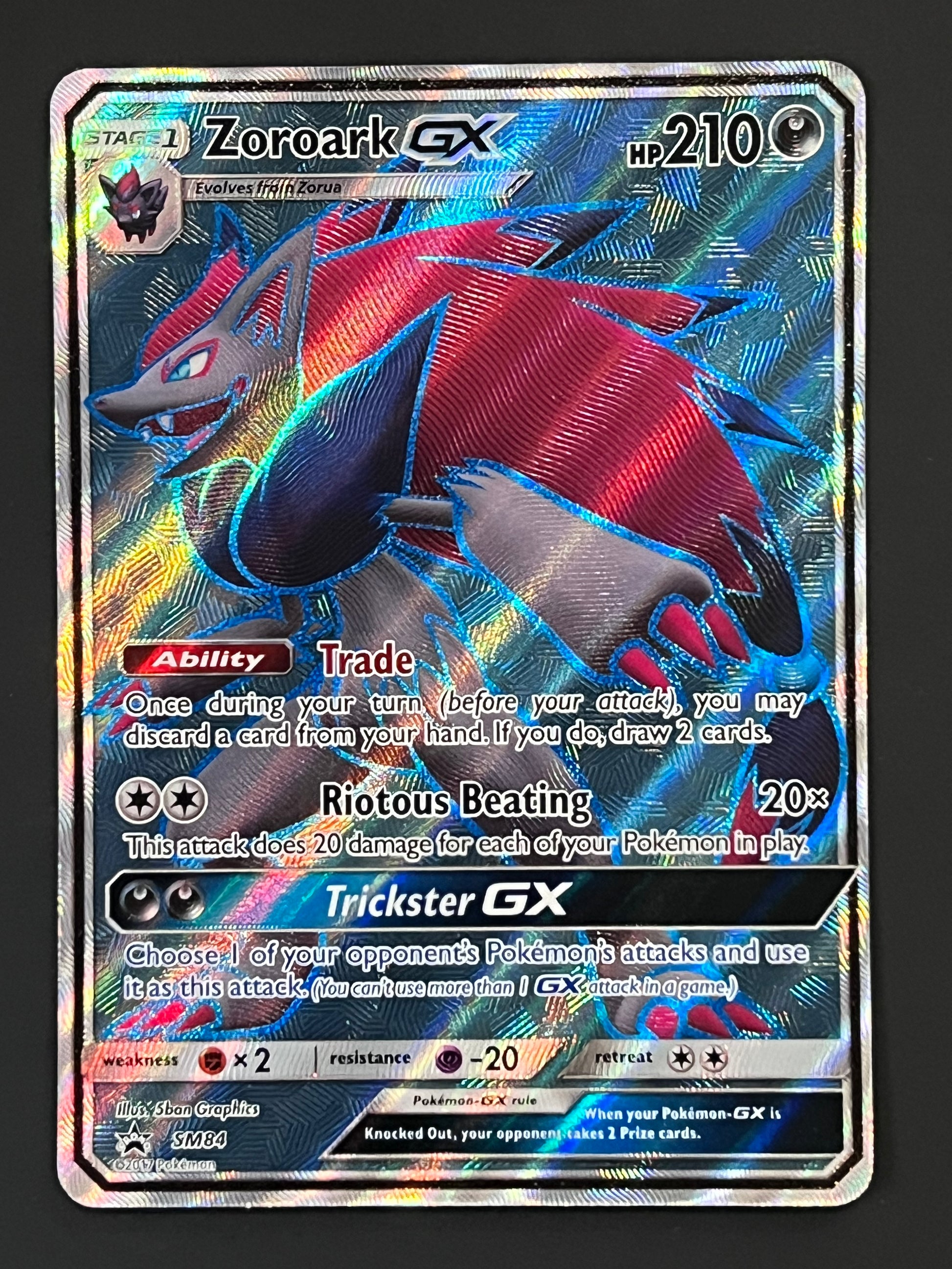 SM084 Zoroark Gx - Pokmon Black Star Promo Jarvvos SM084 Zoroark Gx - Pokmon Black Star Promo Jarvvos