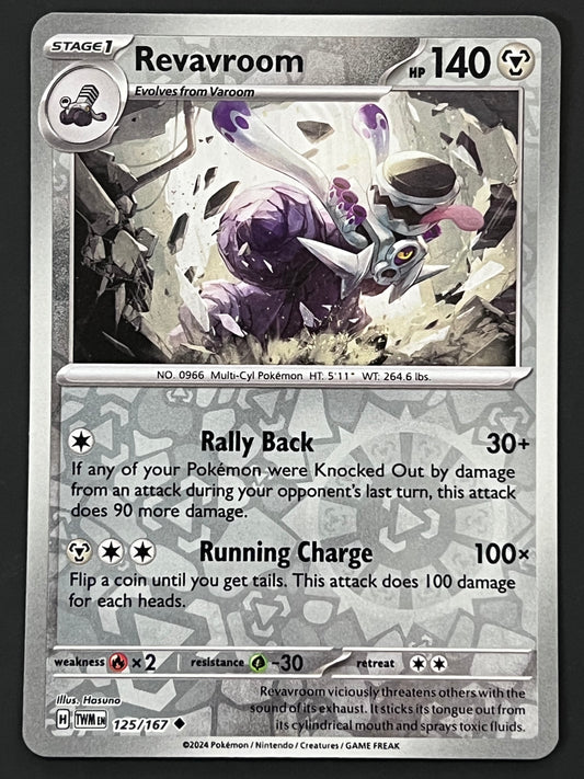 125/167 Revavroom - Pokémon Twilight Masquerade Uncommon Reverse