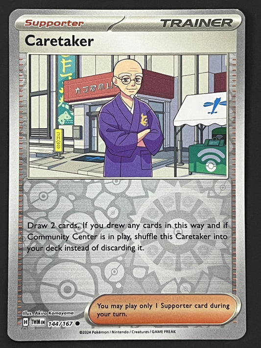 144/167 Caretaker - Pokémon Twilight Masquerade Uncommon Reverse