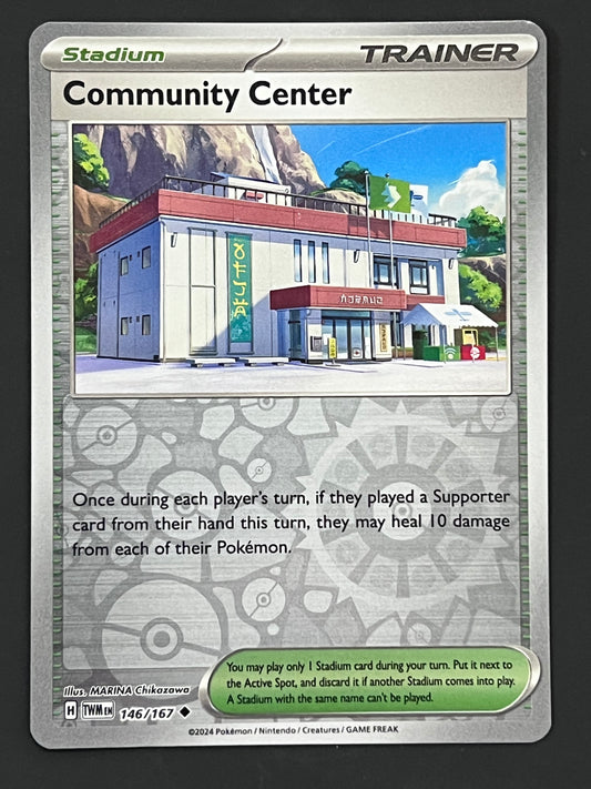 146/167 Community Centre - Pokémon Twilight Masquerade Uncommon Reverse