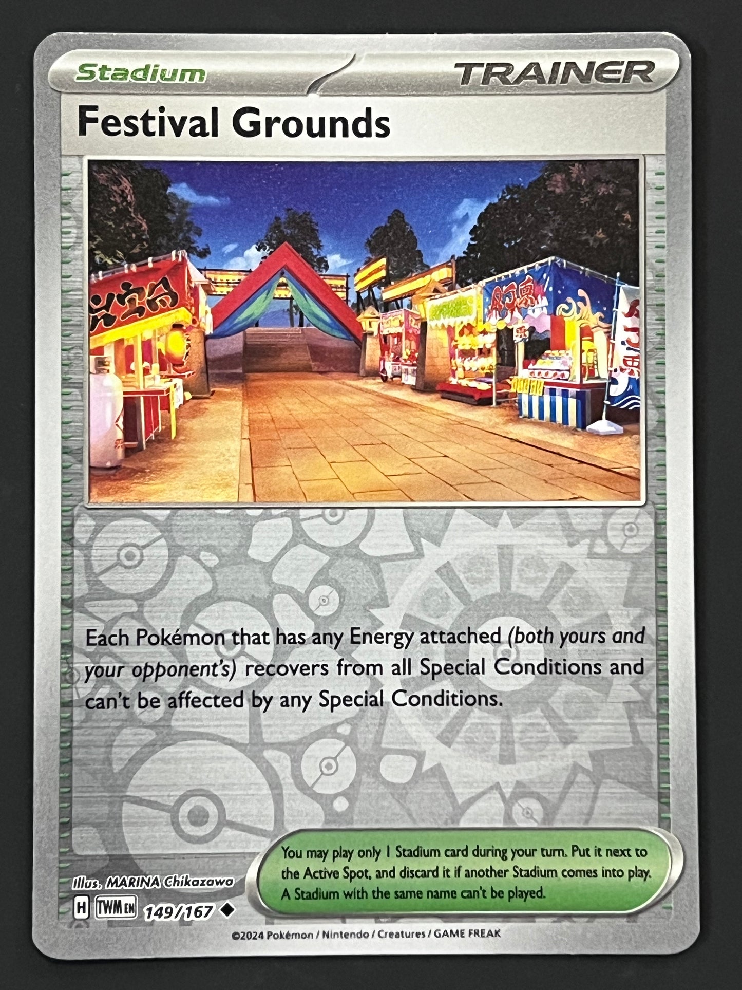 149/167 Festival Grounds - Pokémon Twilight Masquerade Uncommon Reverse
