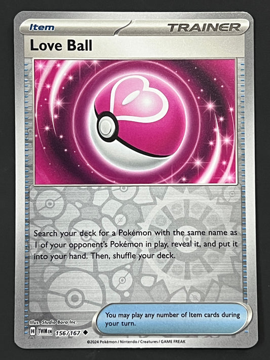 156/167 Love Ball - Pokémon Twilight Masquerade Uncommon Reverse