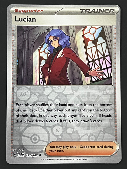 157/167 Lucian - Pokémon Twilight Masquerade Uncommon Reverse