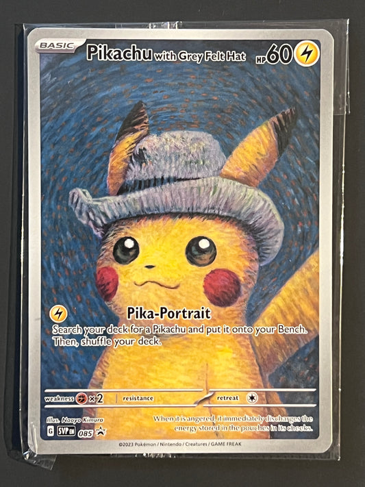 SVP085 Pikachu with Grey Felt Hat (SEALED) - Promo Black Star