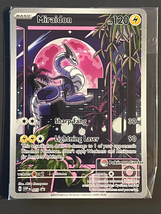 SVP013 Miraidon (SEALED) - PC Stamped Black Star Promo