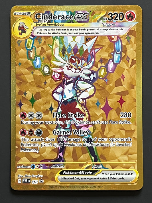 SVP163 Cinderace Ex - Black Star Promo