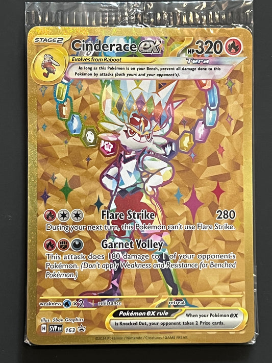 SVP163 Cinderace Ex (SEALED) - Black Star Promo