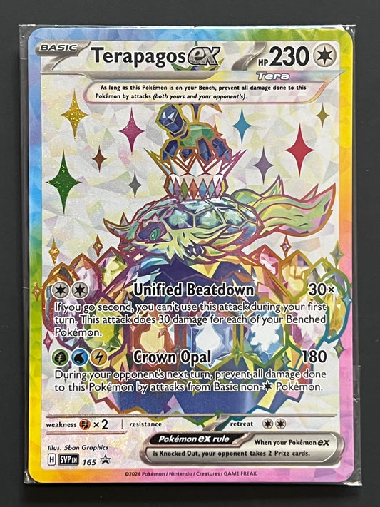 SVP165 Terapagos Ex (SEALED) - Black Star Promo