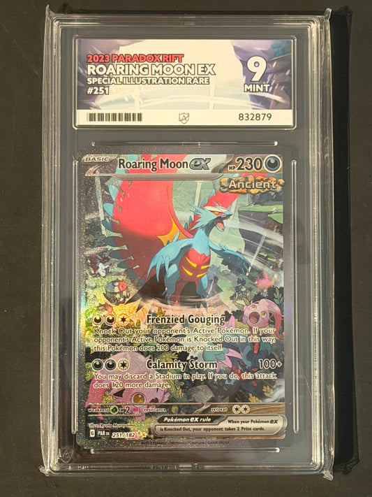 ACE Roaring Moon Ex - 251/182 Paradox Rift Special Illustration Rare MINT Grade 9