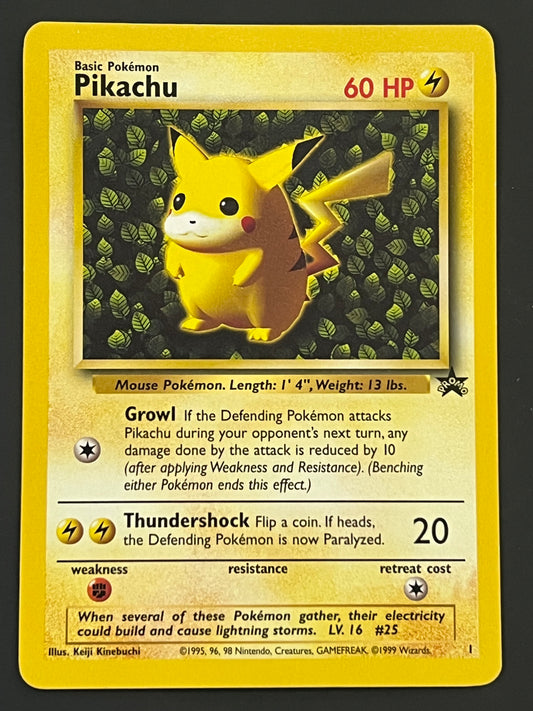 01 Pikachu - WoTC Black Star Promo