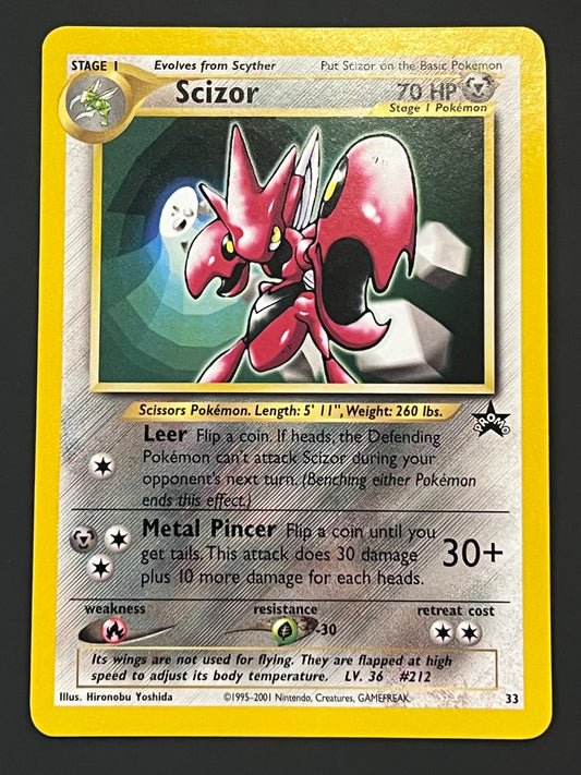33 Scizor - WoTC Black Star Promo
