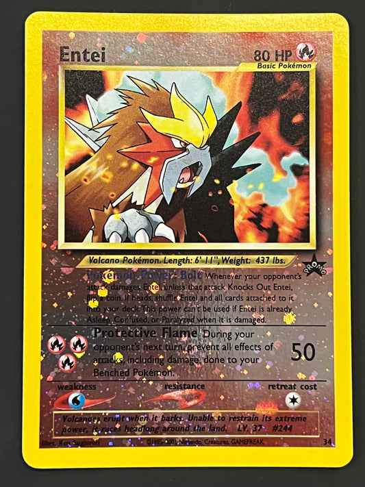34 Entei - WoTC Black Star Promo